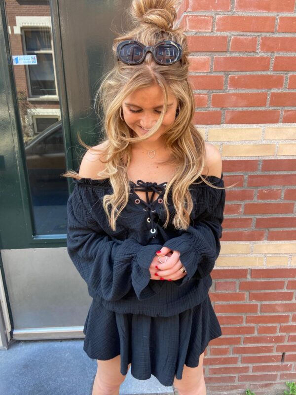 Paige | Playsuit Lace Black - Afbeelding 2